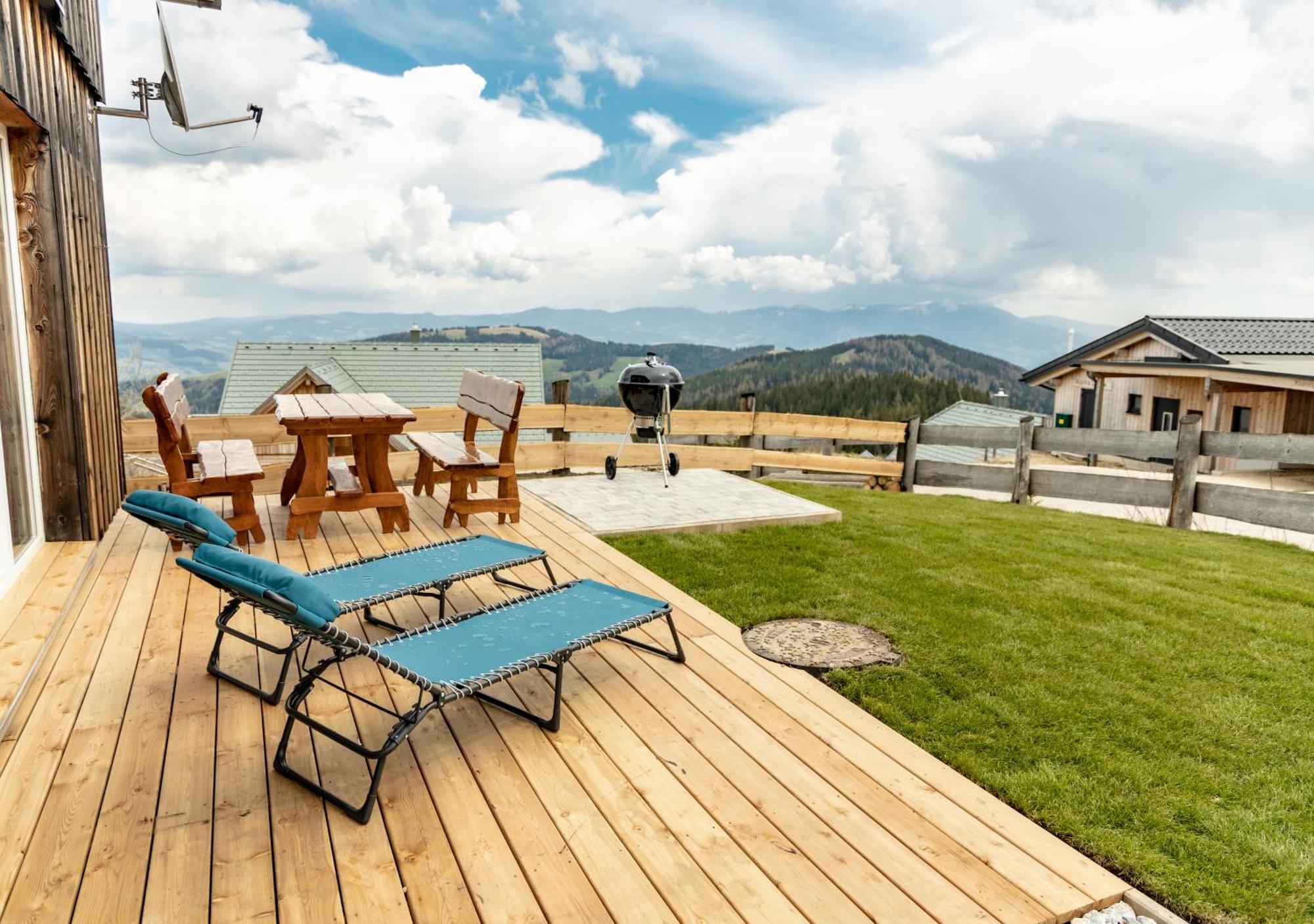 1A Chalet Eck - Wandern, Grillen, Panorama Sauna! Klippitztorl エクステリア 写真